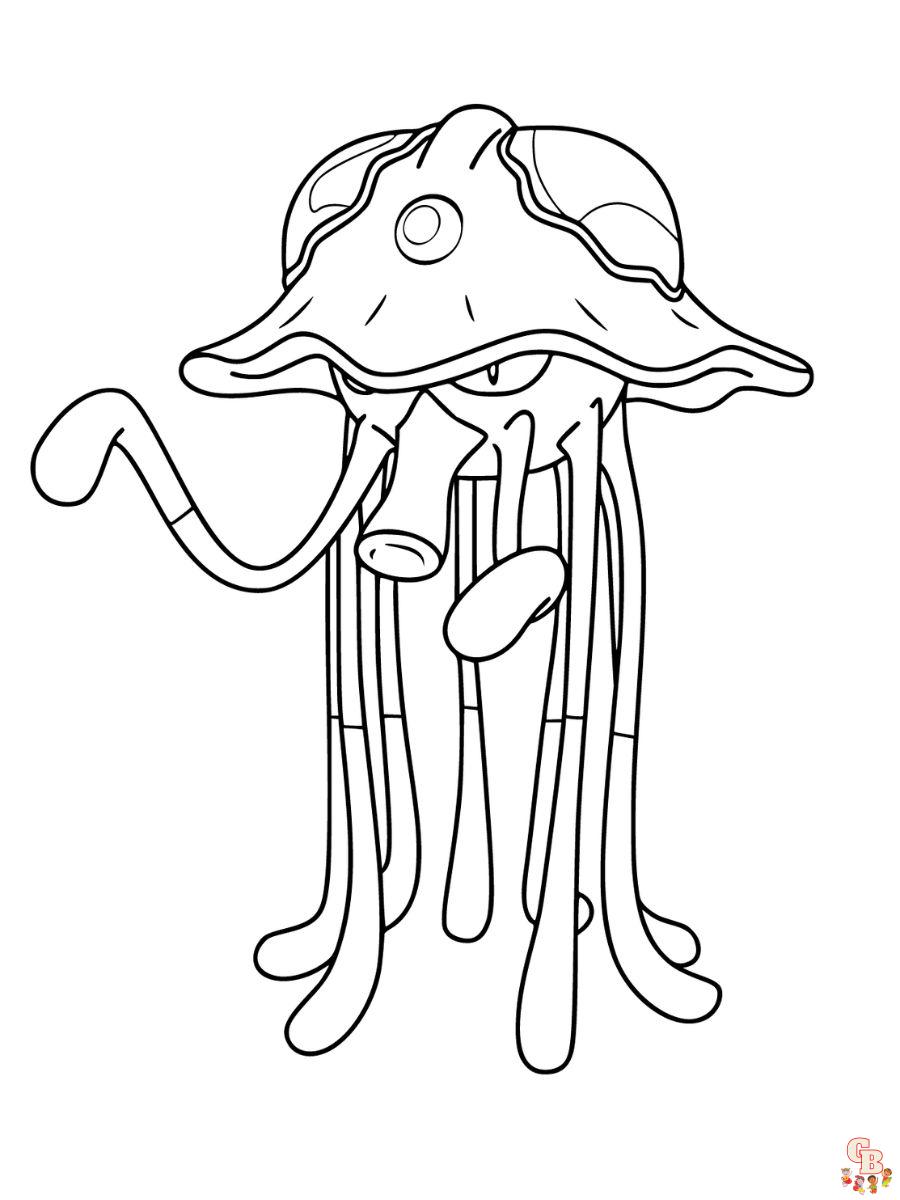 Toedscruel coloring page