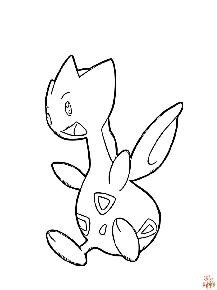 Togetic coloring page