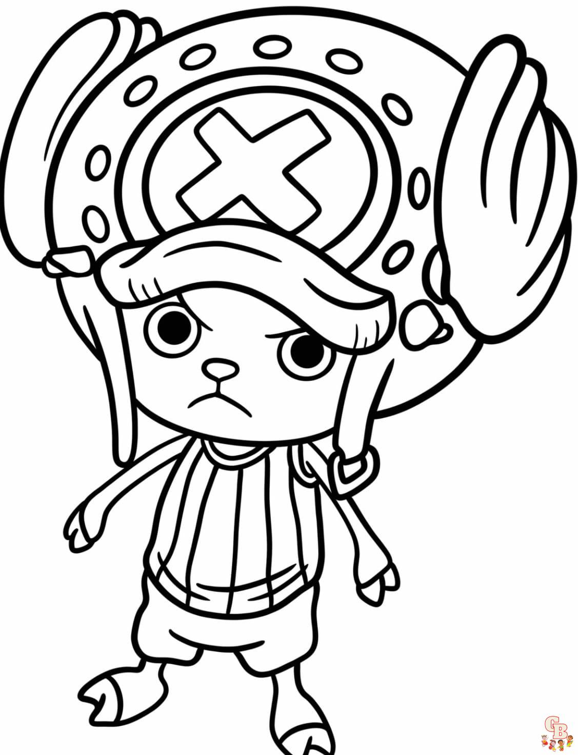 Tony Tony Chopper Coloring pages Free