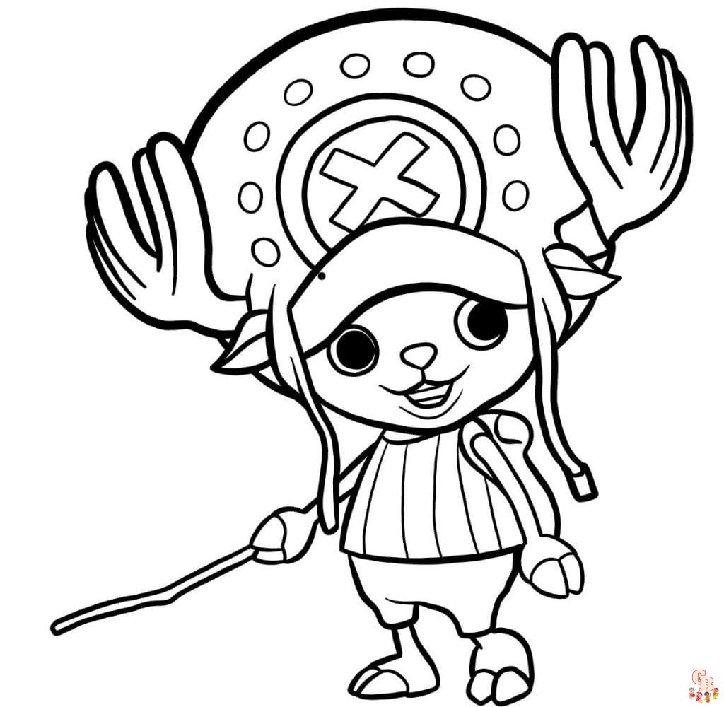 Tony Tony Chopper Coloring pages