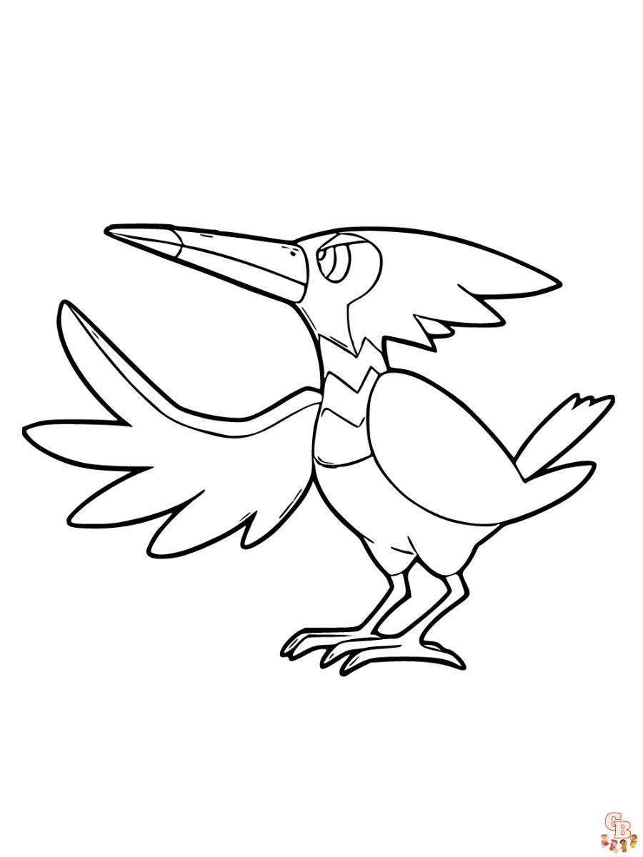 Trumbeak coloring page