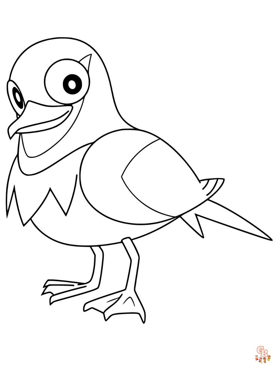 Wattrel coloring page