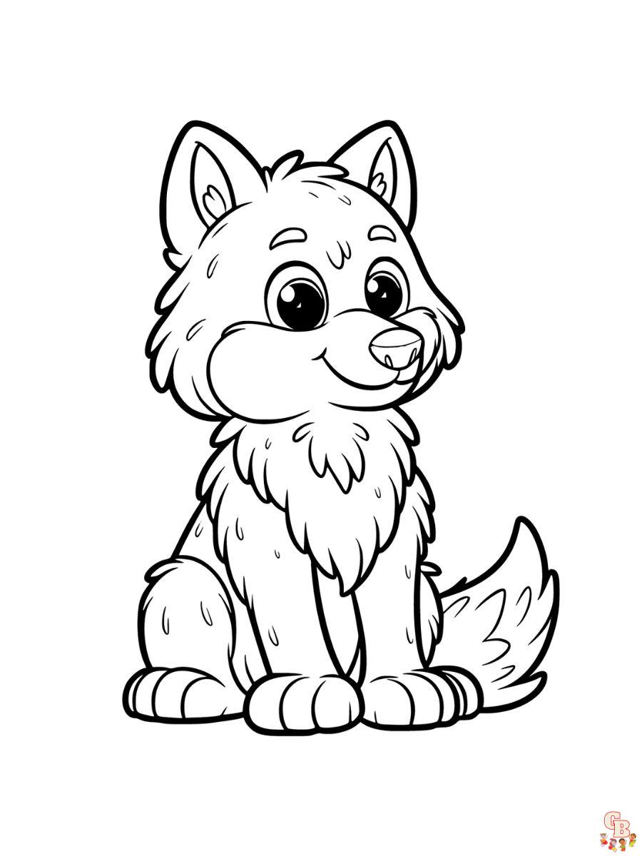 Wolf Coloring Page