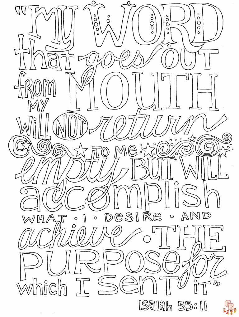 Printable Word Coloring Pages Free For Kid And Adults