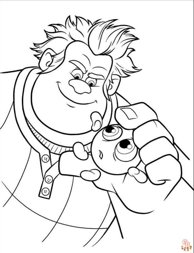 Wreck It Ralph coloring page