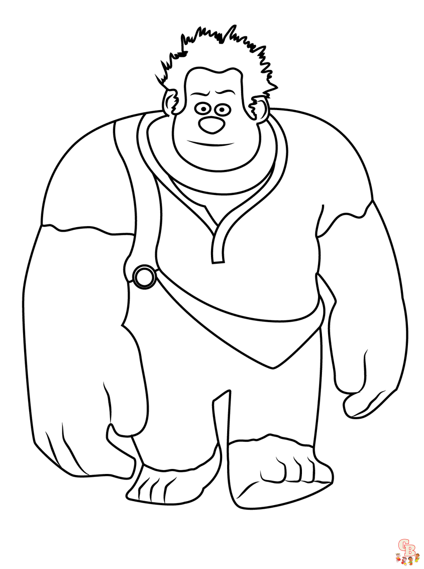 Wreck It Ralph coloring pages free