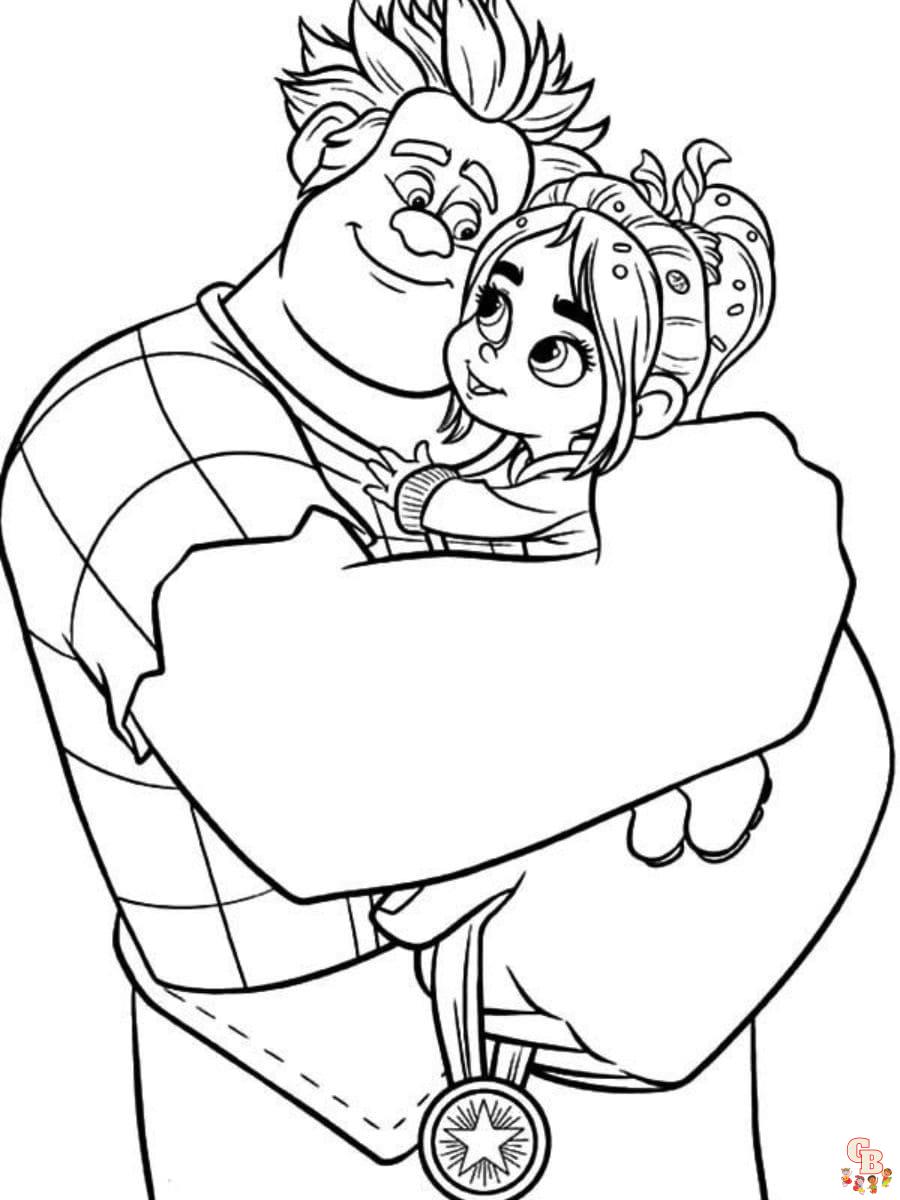 Wreck It Ralph coloring pages