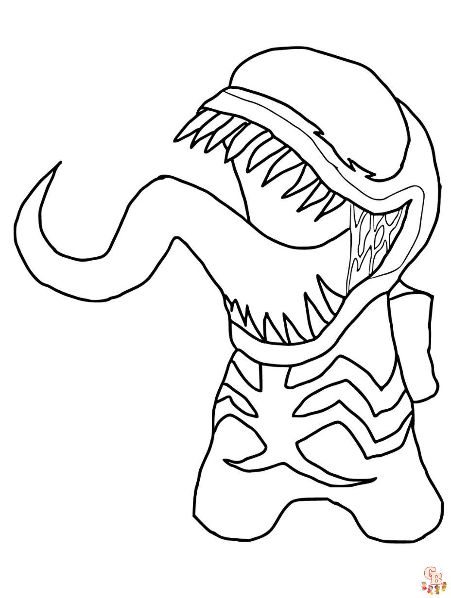 among us venom coloring pages