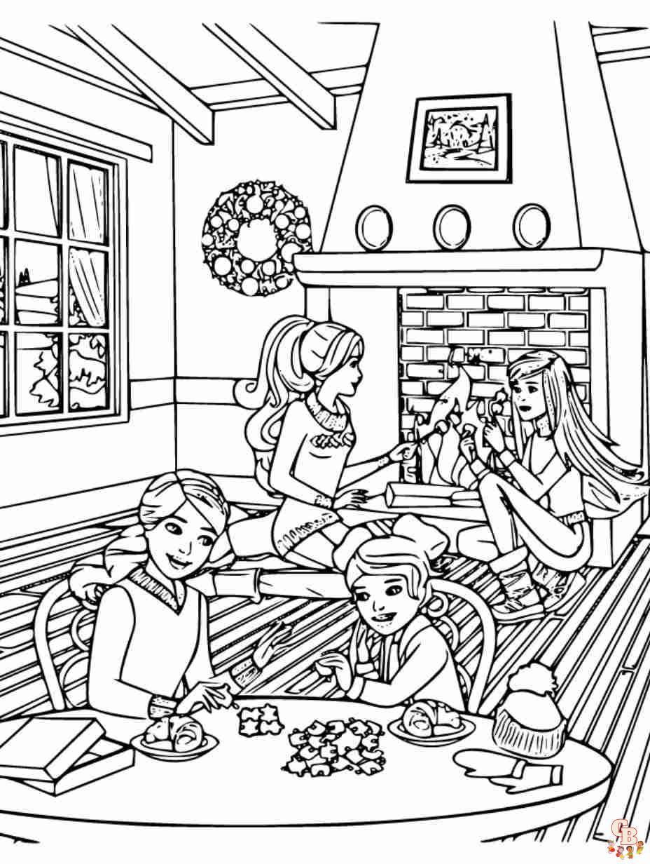 barbie dreamhouse adventures coloring pages