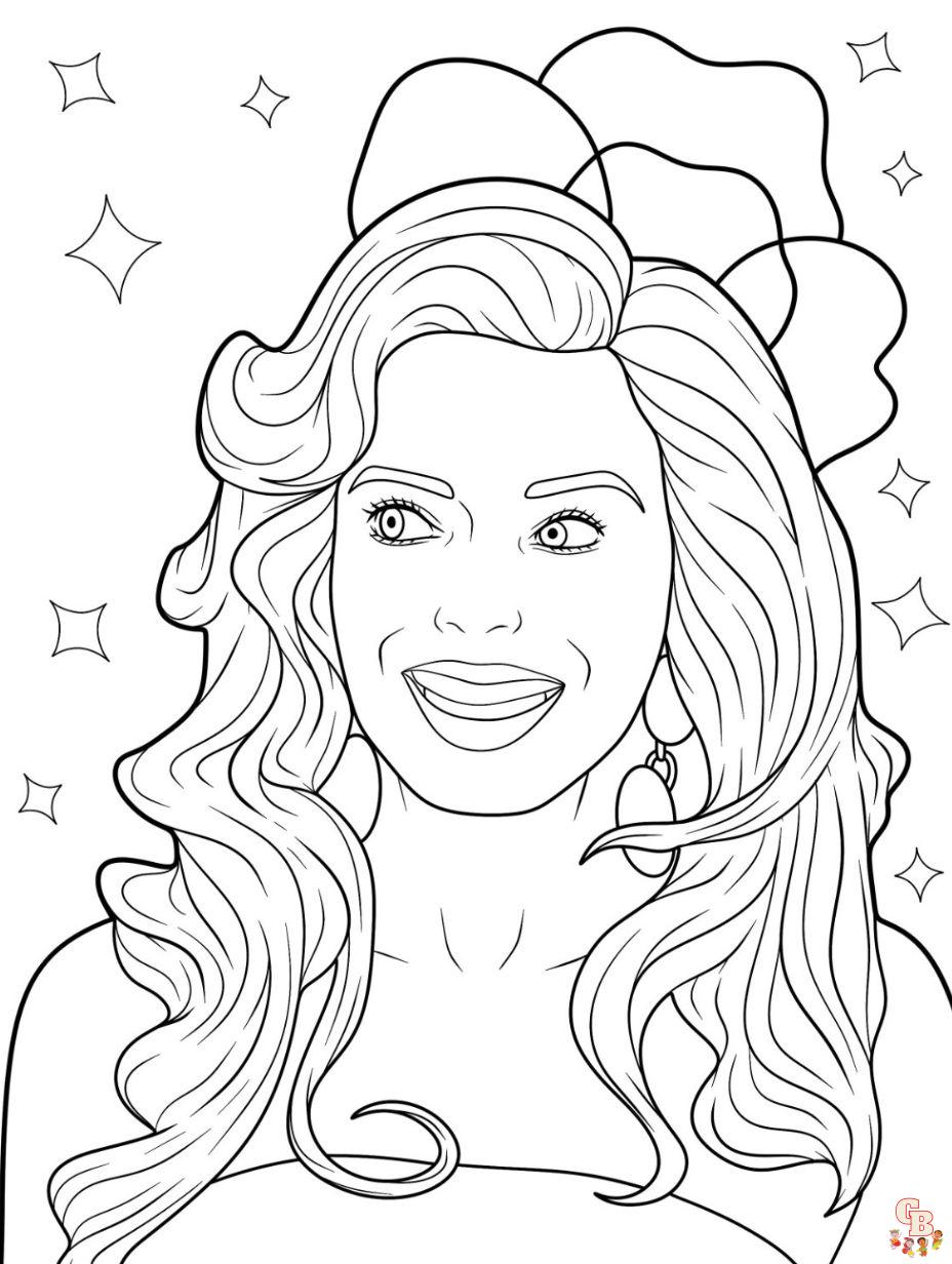 barbie movie coloring pages