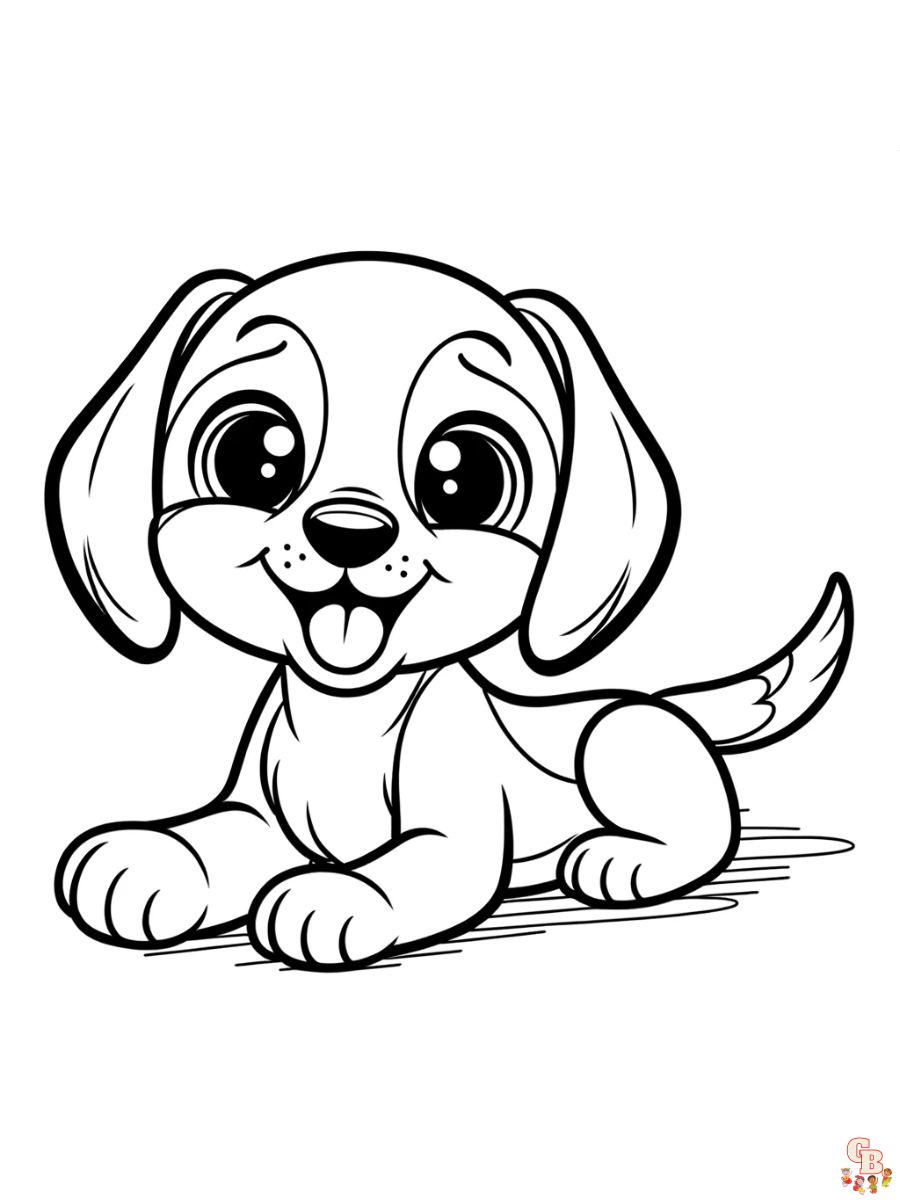 beagle coloring page