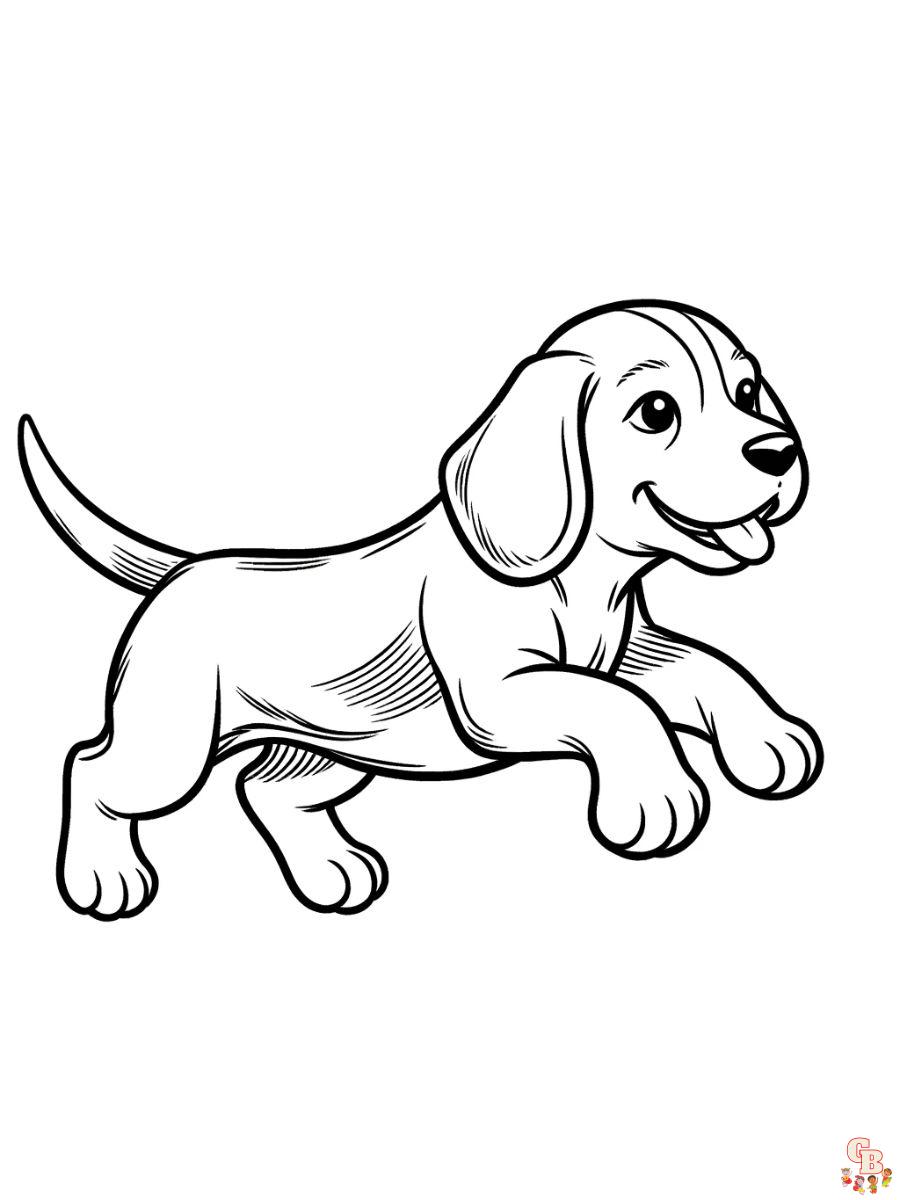 beagle coloring pages printable