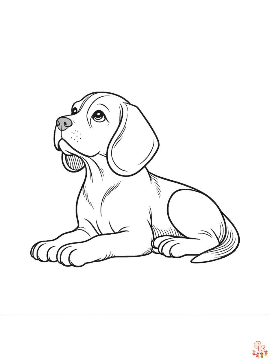 beagle coloring pages