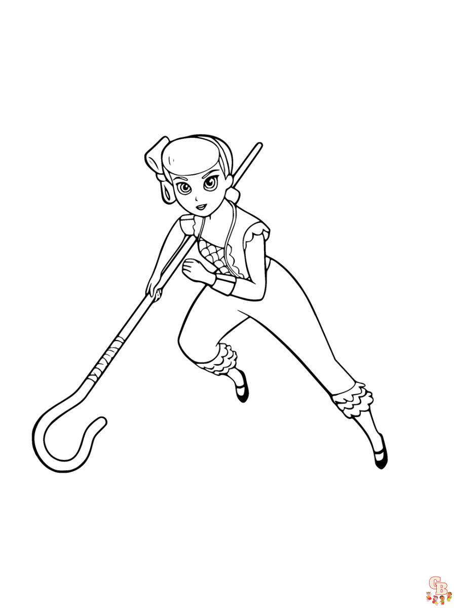 bo peep toy story coloring pages