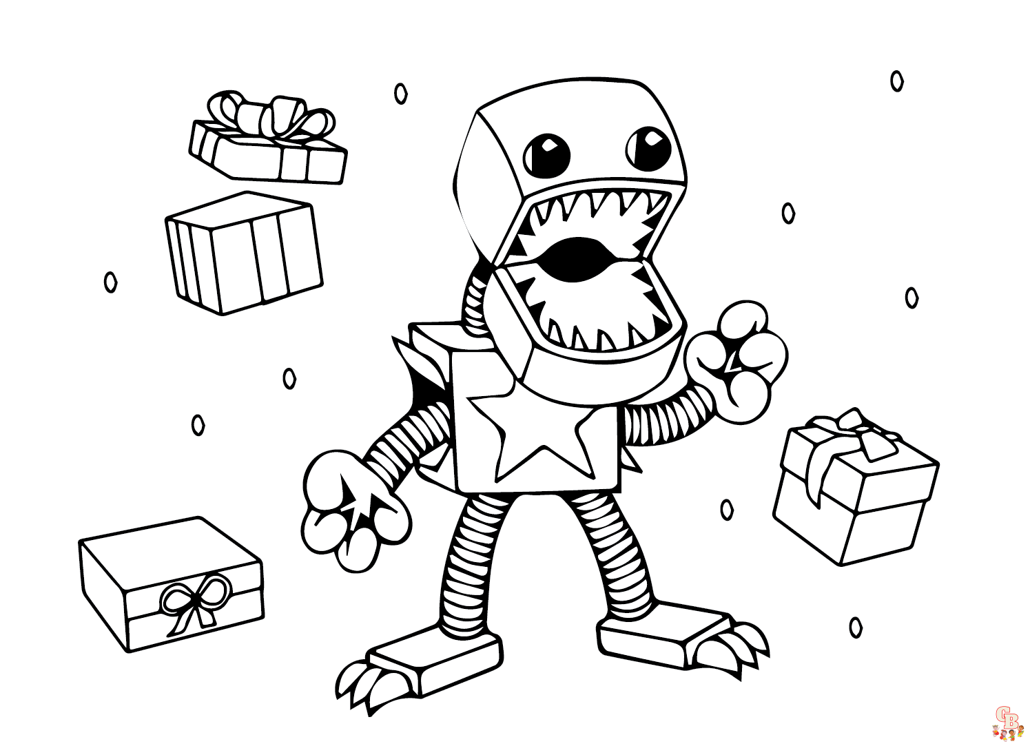 boxy boo coloring pages free