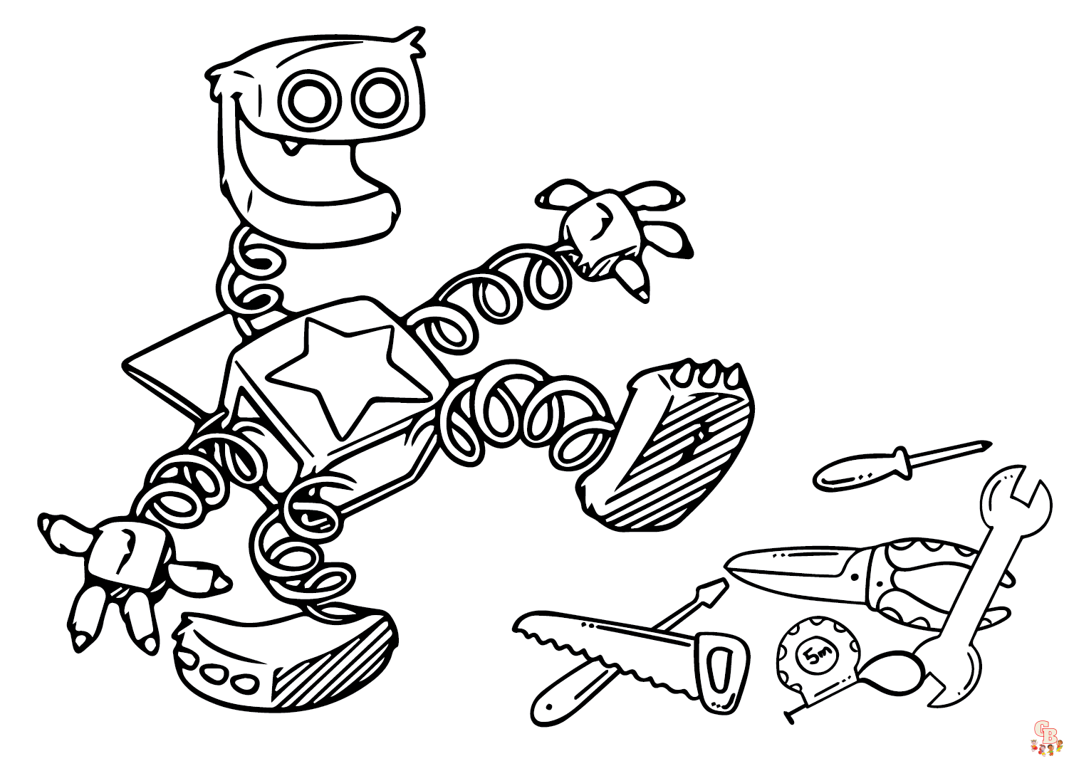 boxy boo coloring pages printable