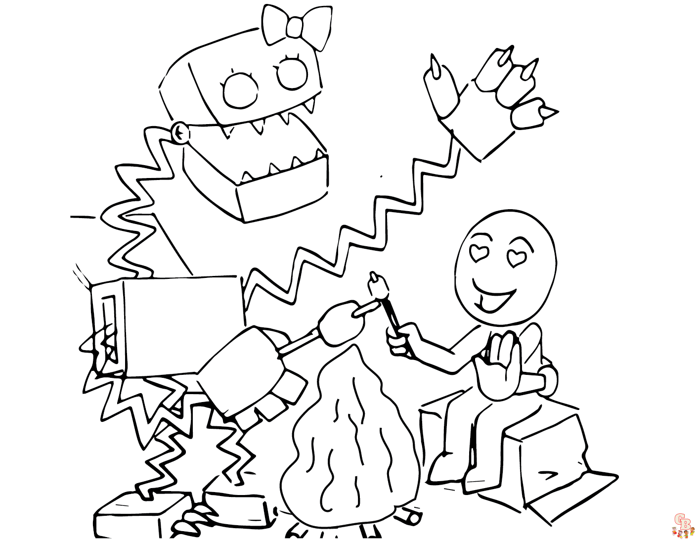 boxy boo coloring pages to print