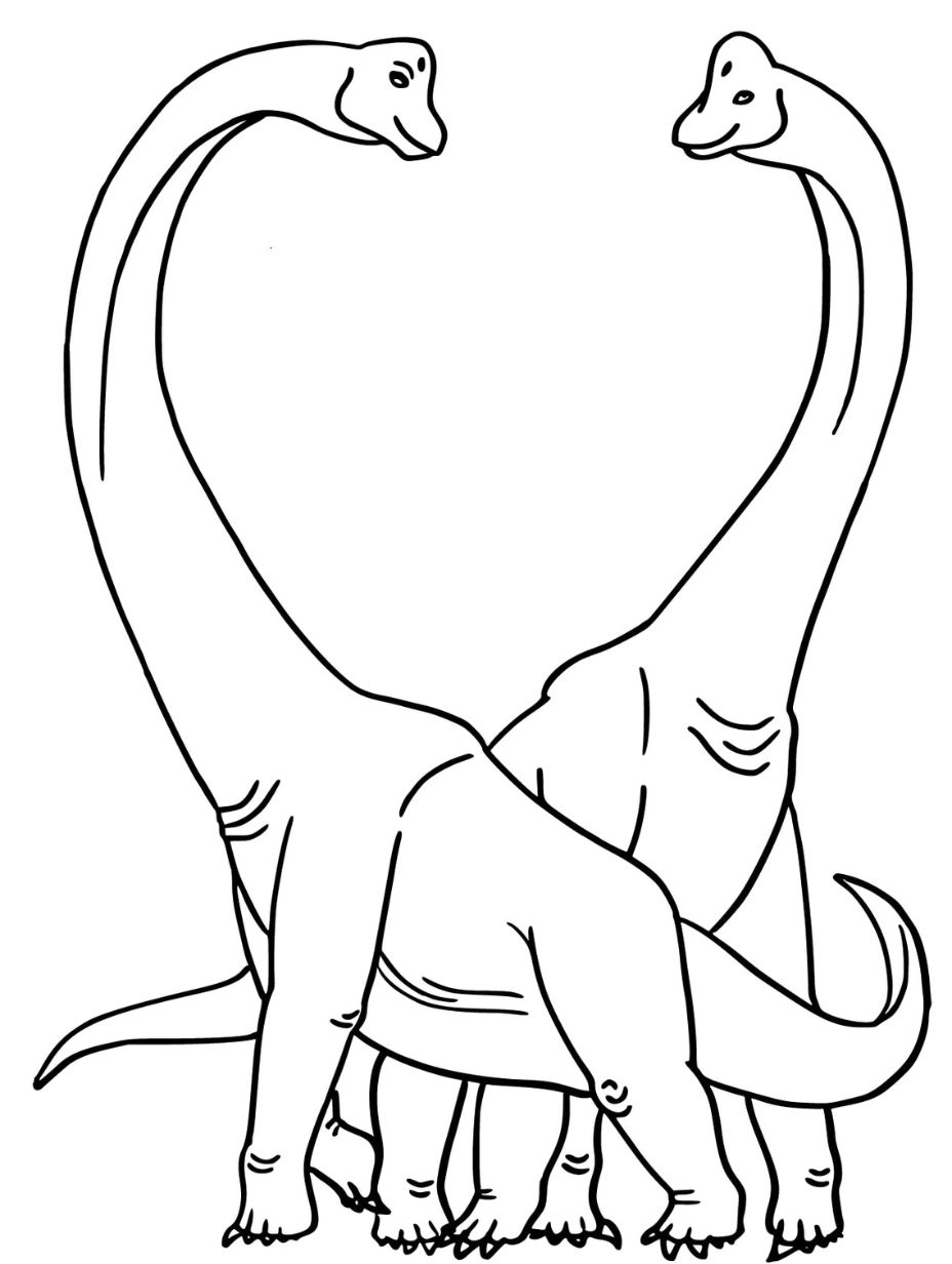 brachiosaurus coloring pages