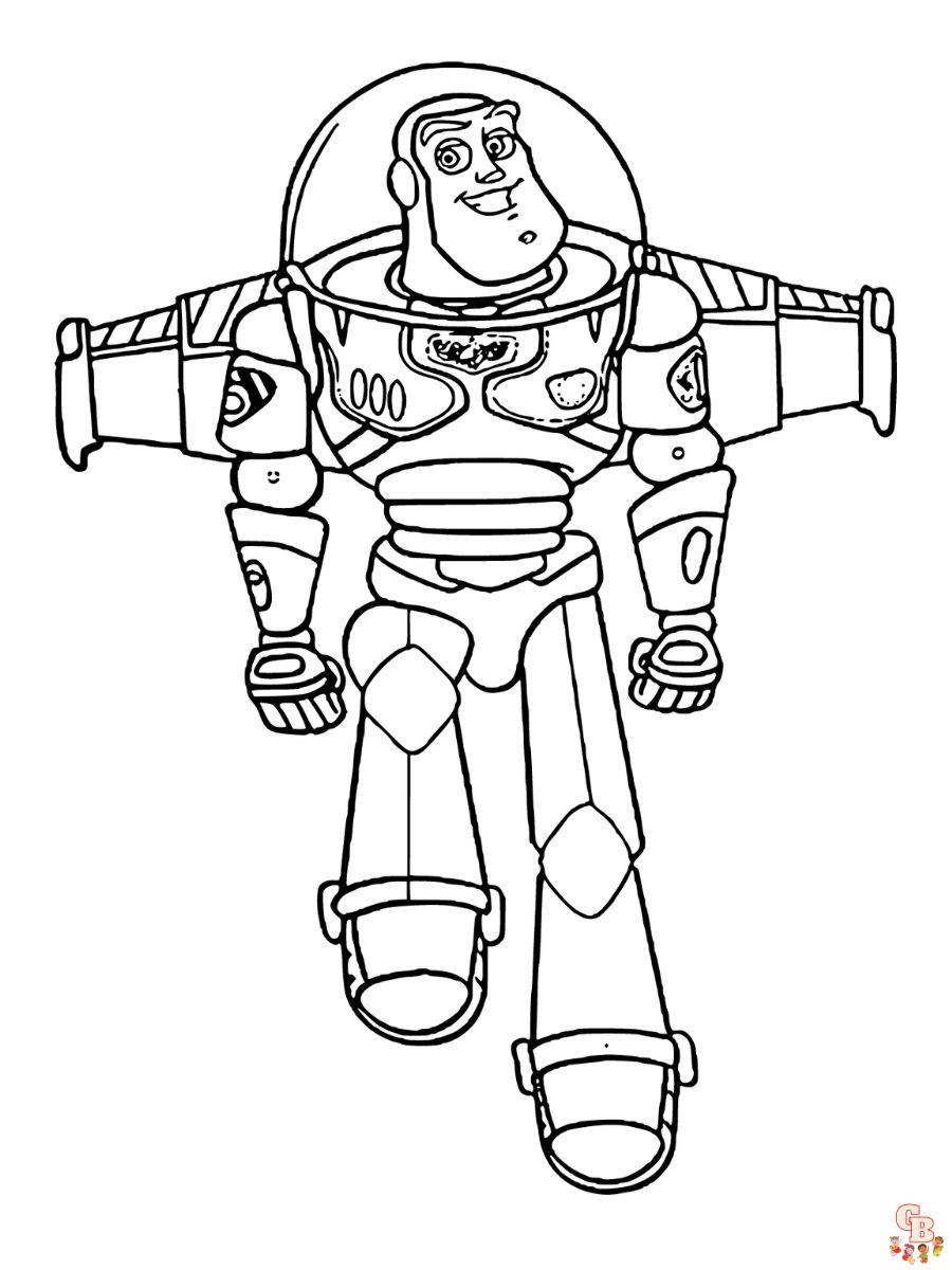 buzz lightyear toy story coloring pages