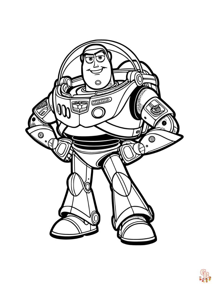 buzz lightyear toy story coloring pages