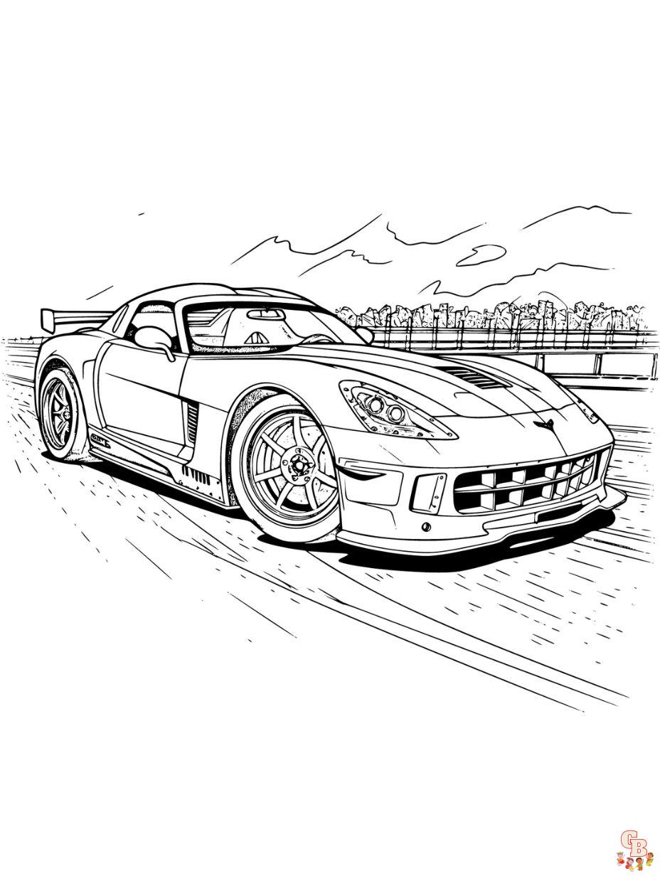 car coloring pages