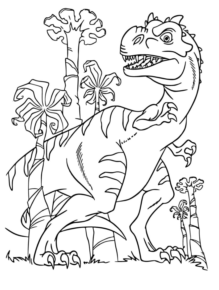 carnivore coloring page