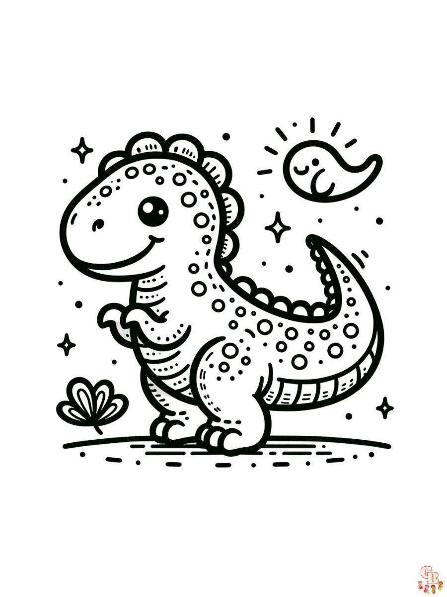 carnivore dinosaur coloring page