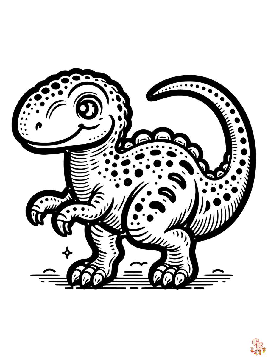 carnivore dinosaur coloring pages free