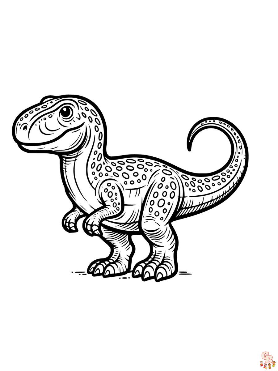 carnivore dinosaur coloring pages pritable