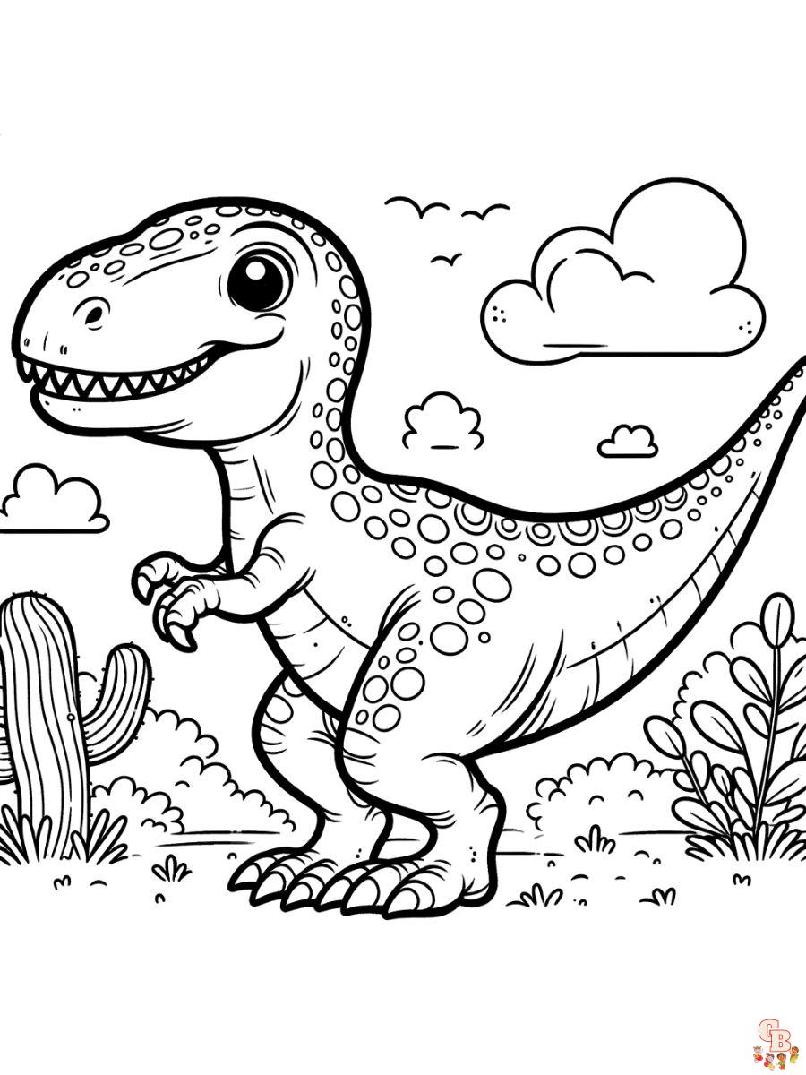 carnivore dinosaur coloring pages