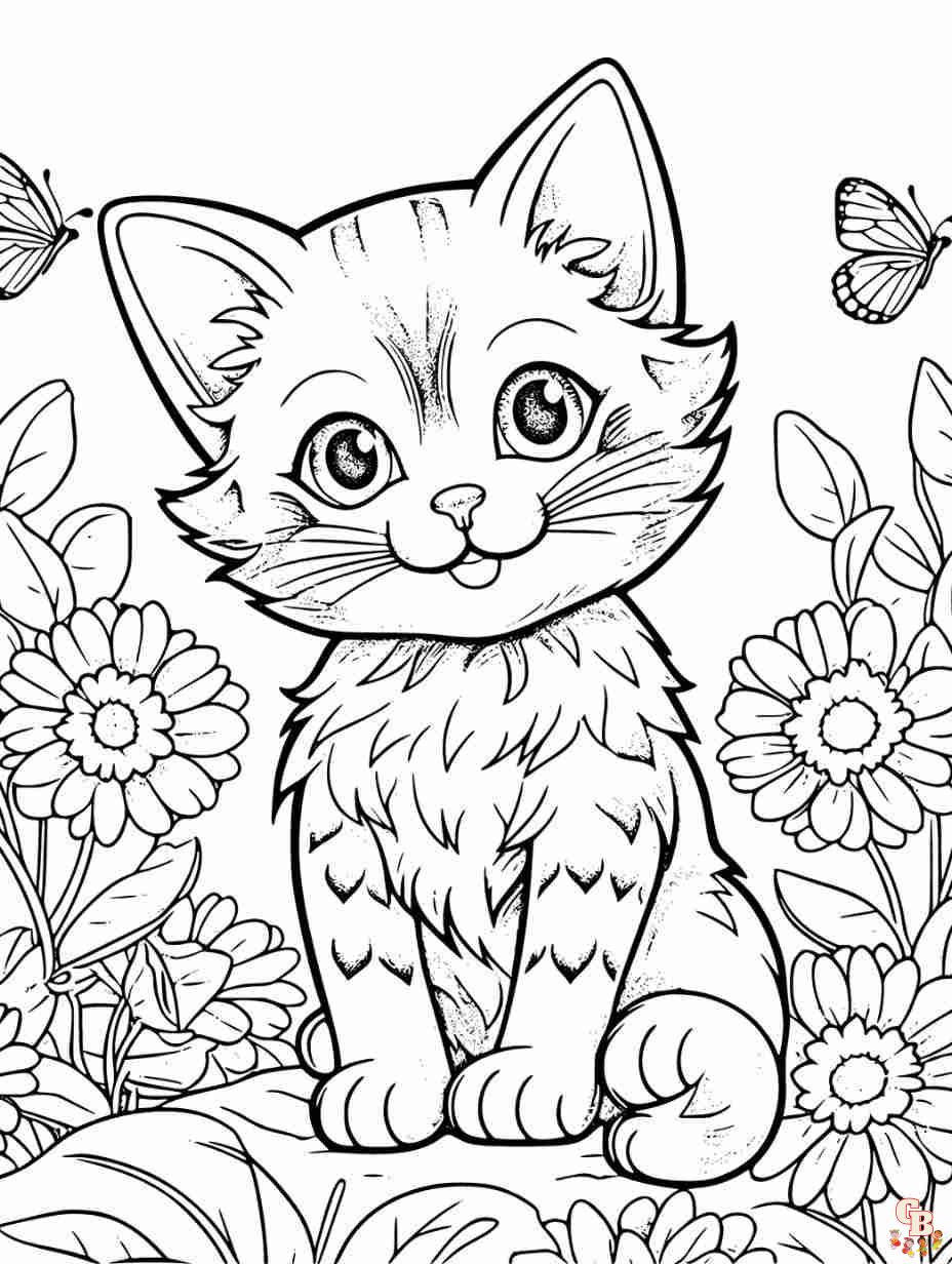 cat coloring pages