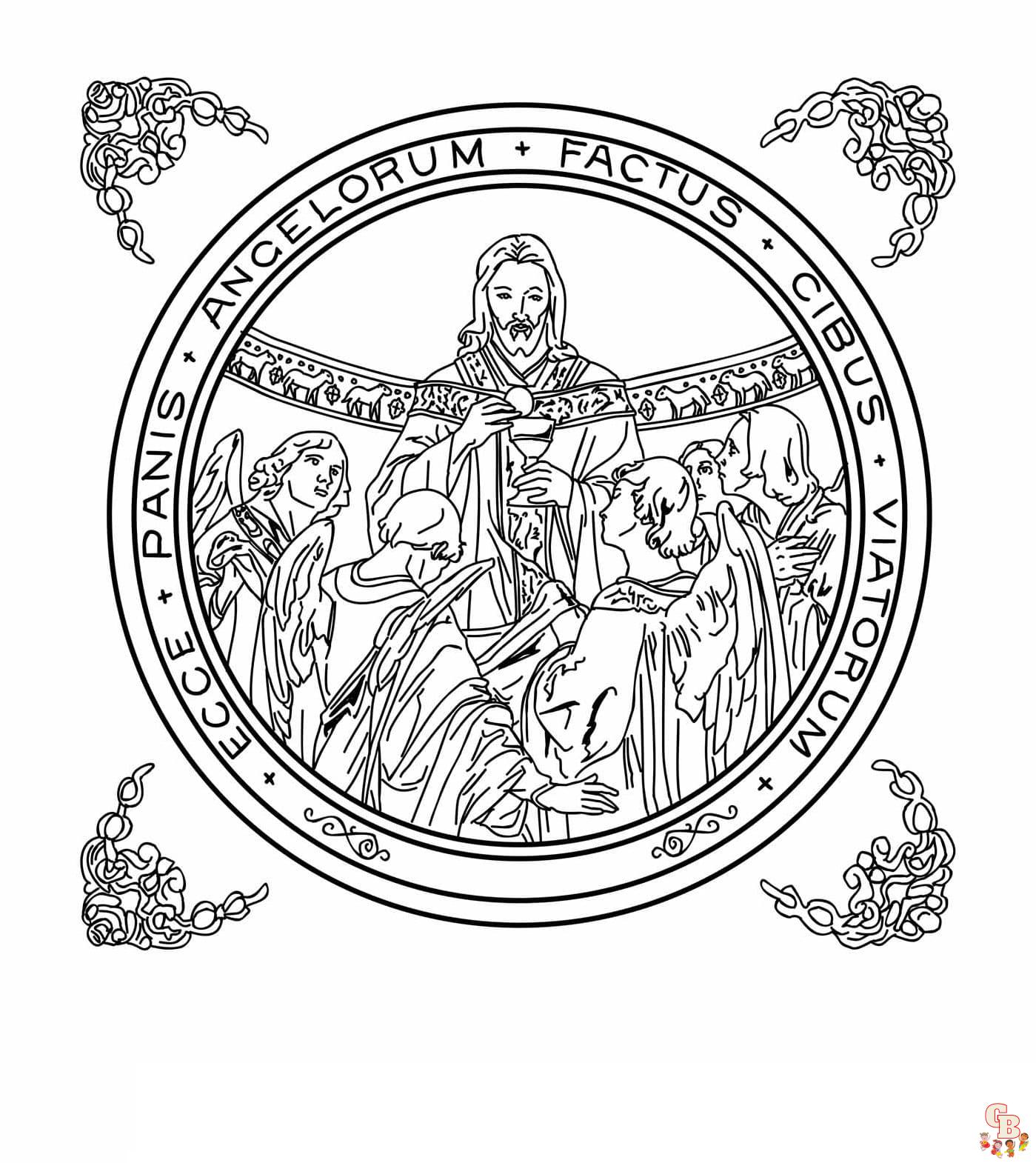 catholic Coloring Sheets