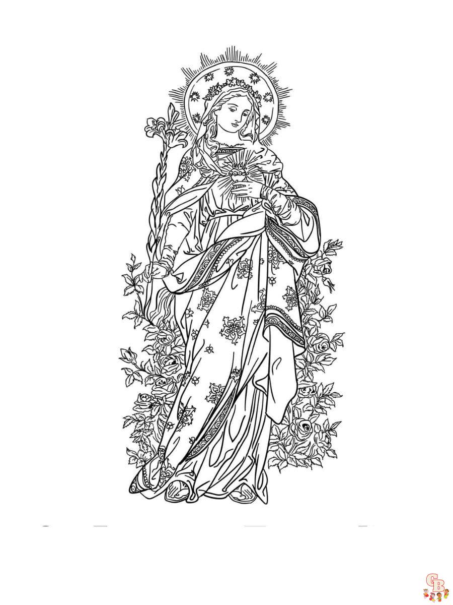 catholic coloring pages