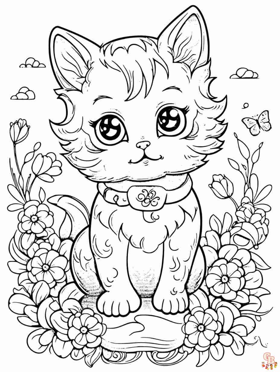 cats coloring pages