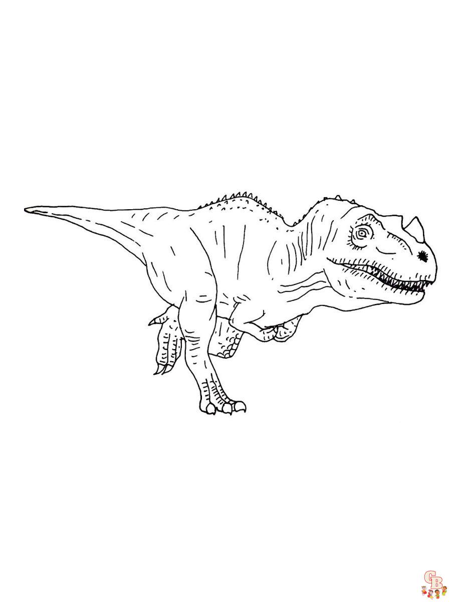 ceratosaurus coloring page