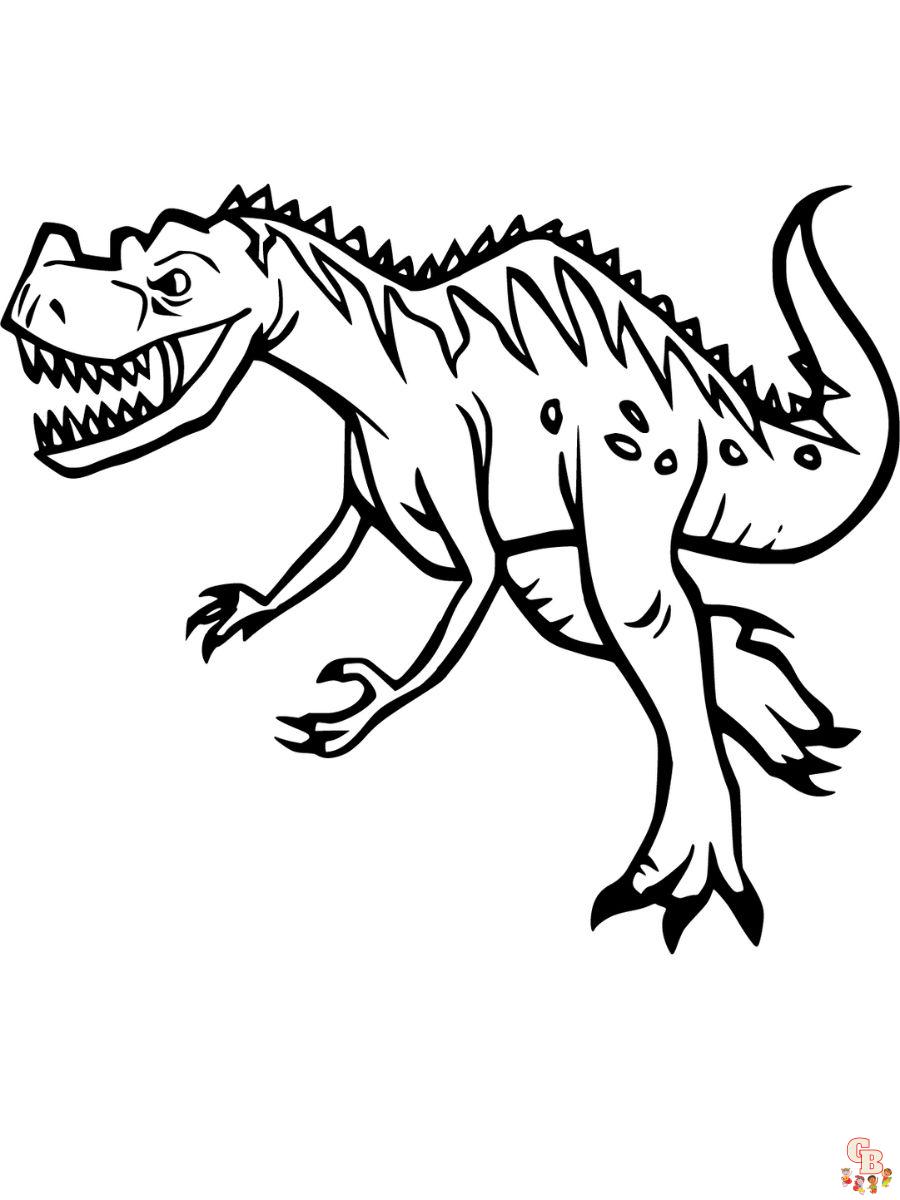 ceratosaurus coloring pages aesy