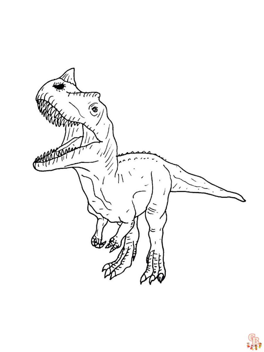 ceratosaurus coloring pages free