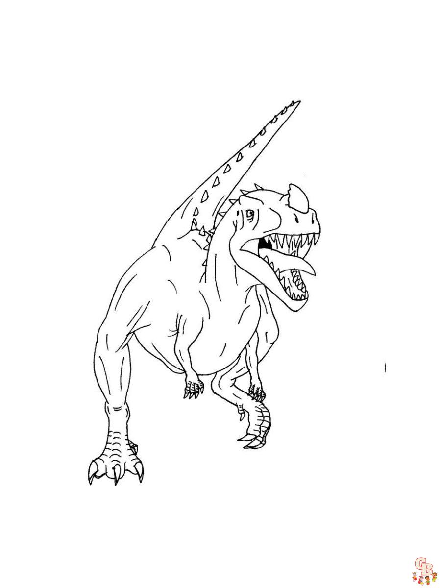 ceratosaurus coloring pages printable