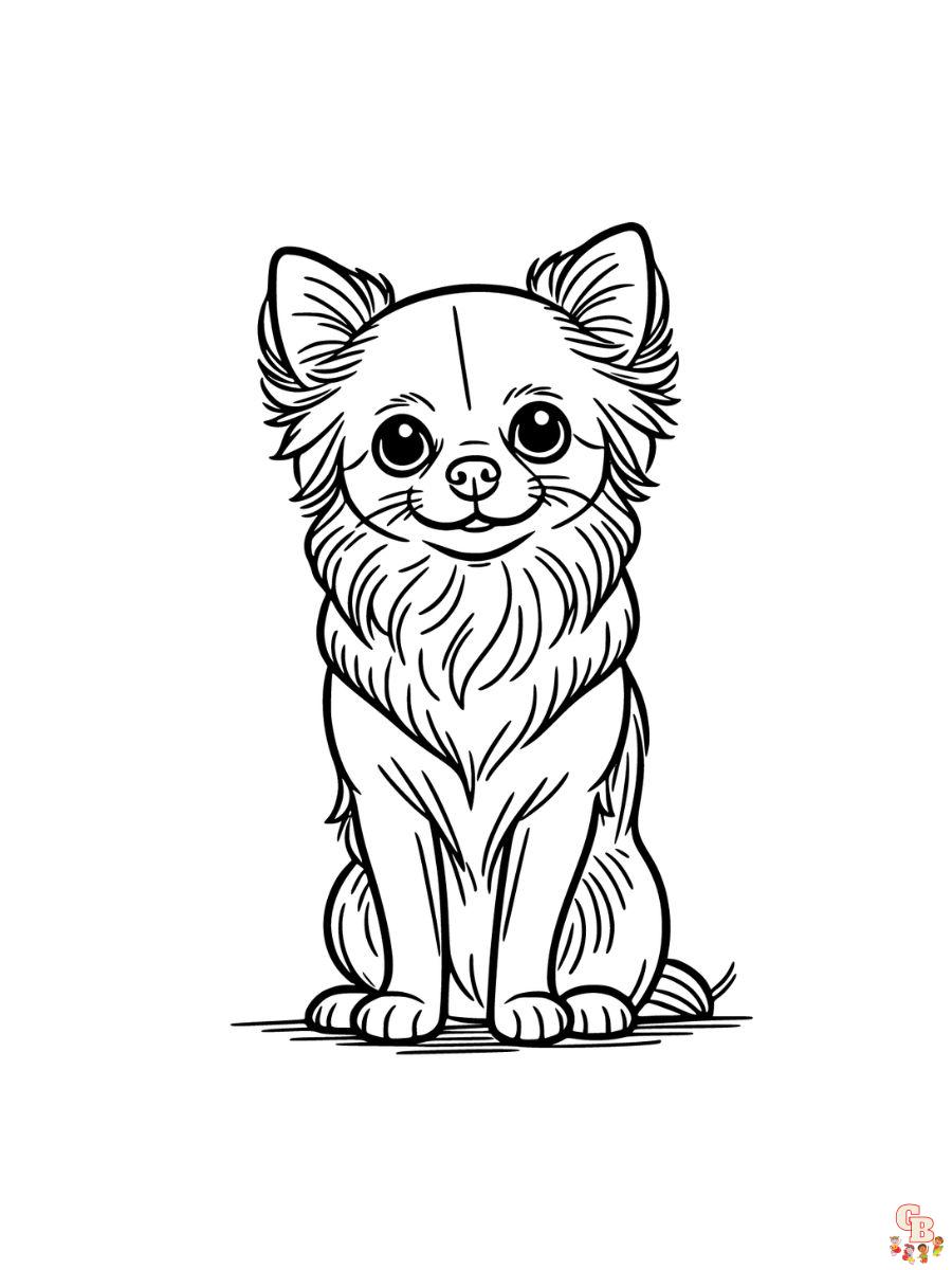 chihuahua coloring pages for adults