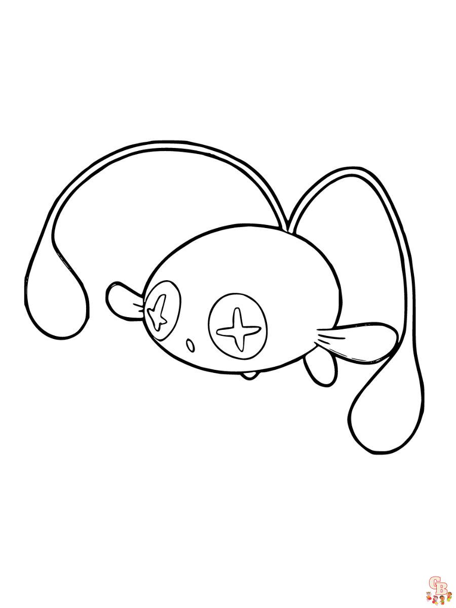 chinchou coloring page