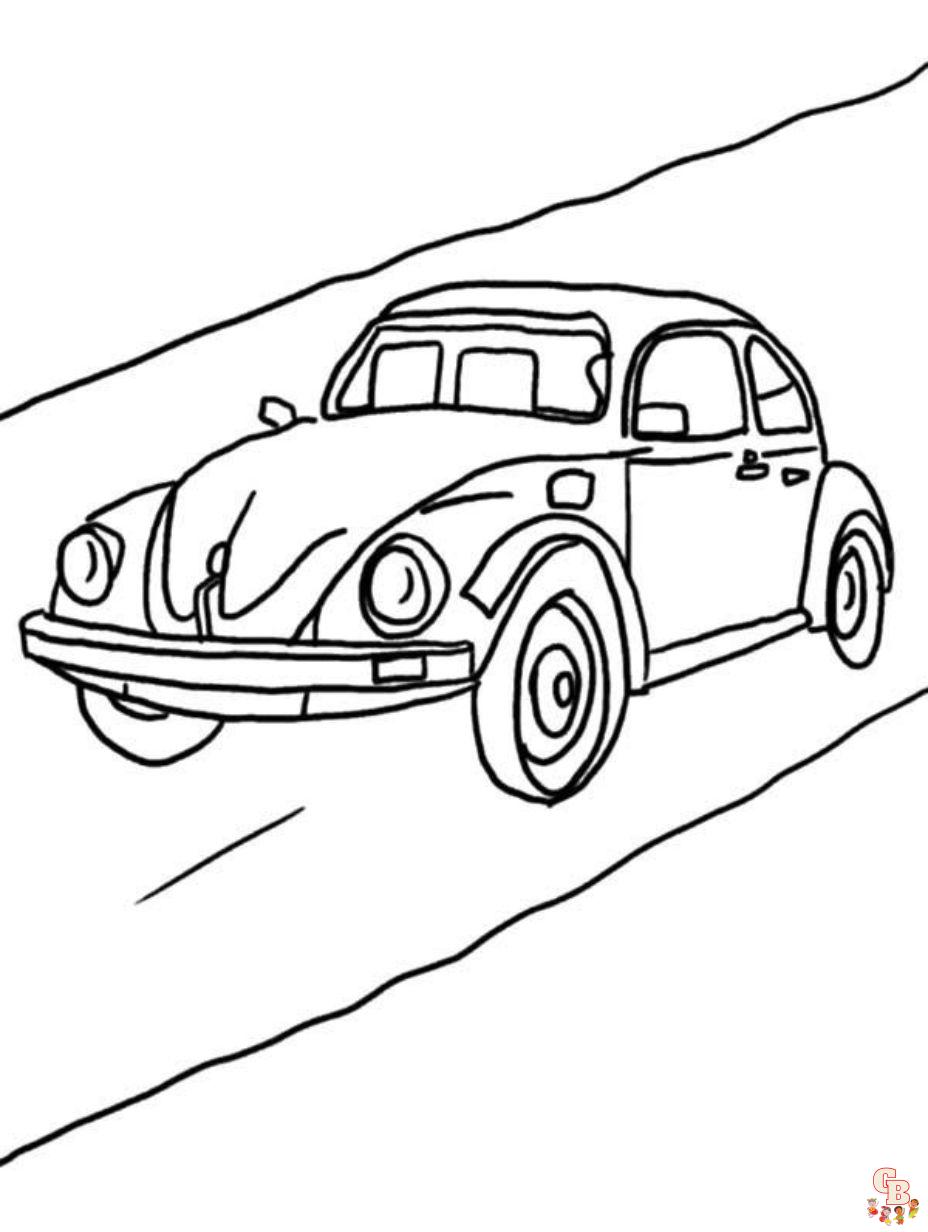 classic car coloring pages