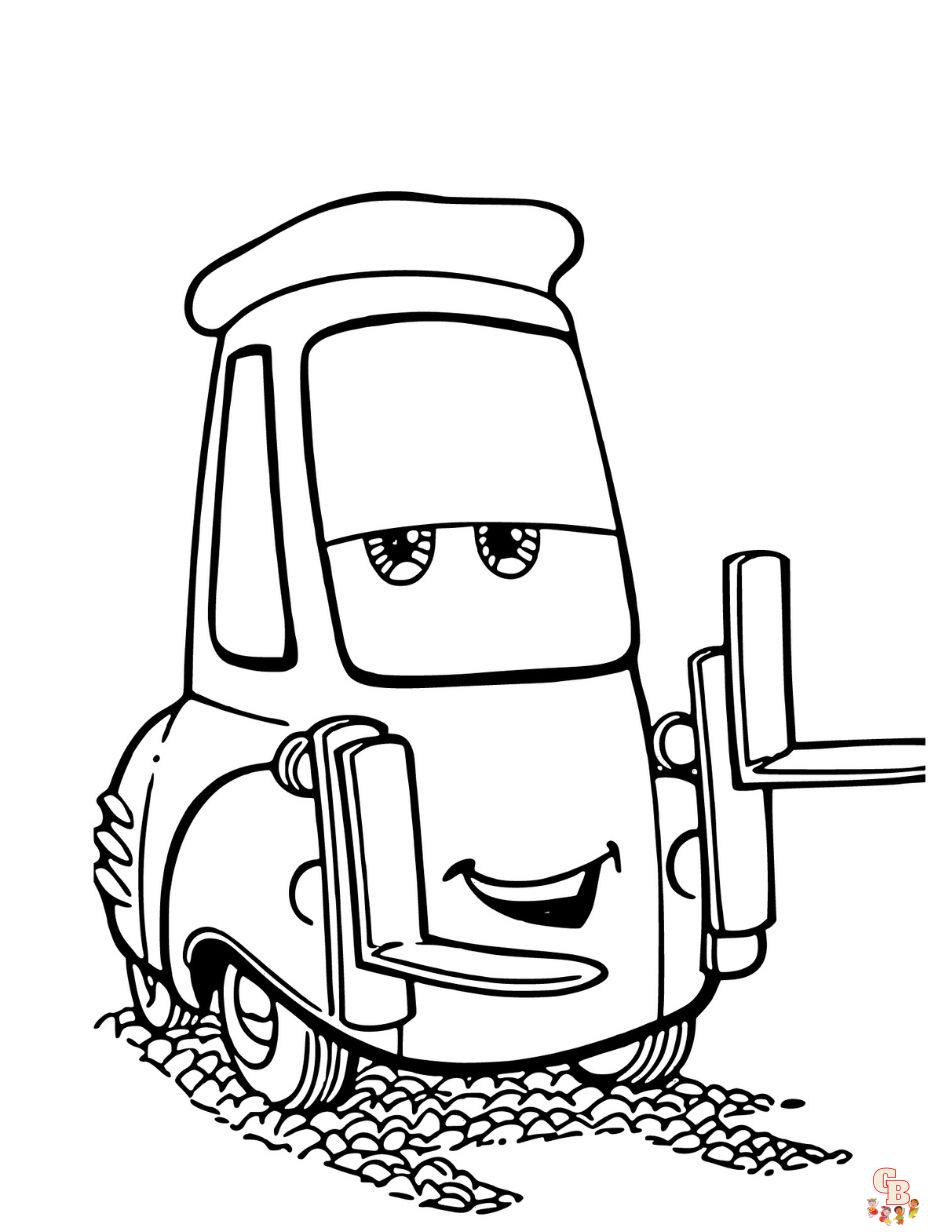 coloring pages cars disney