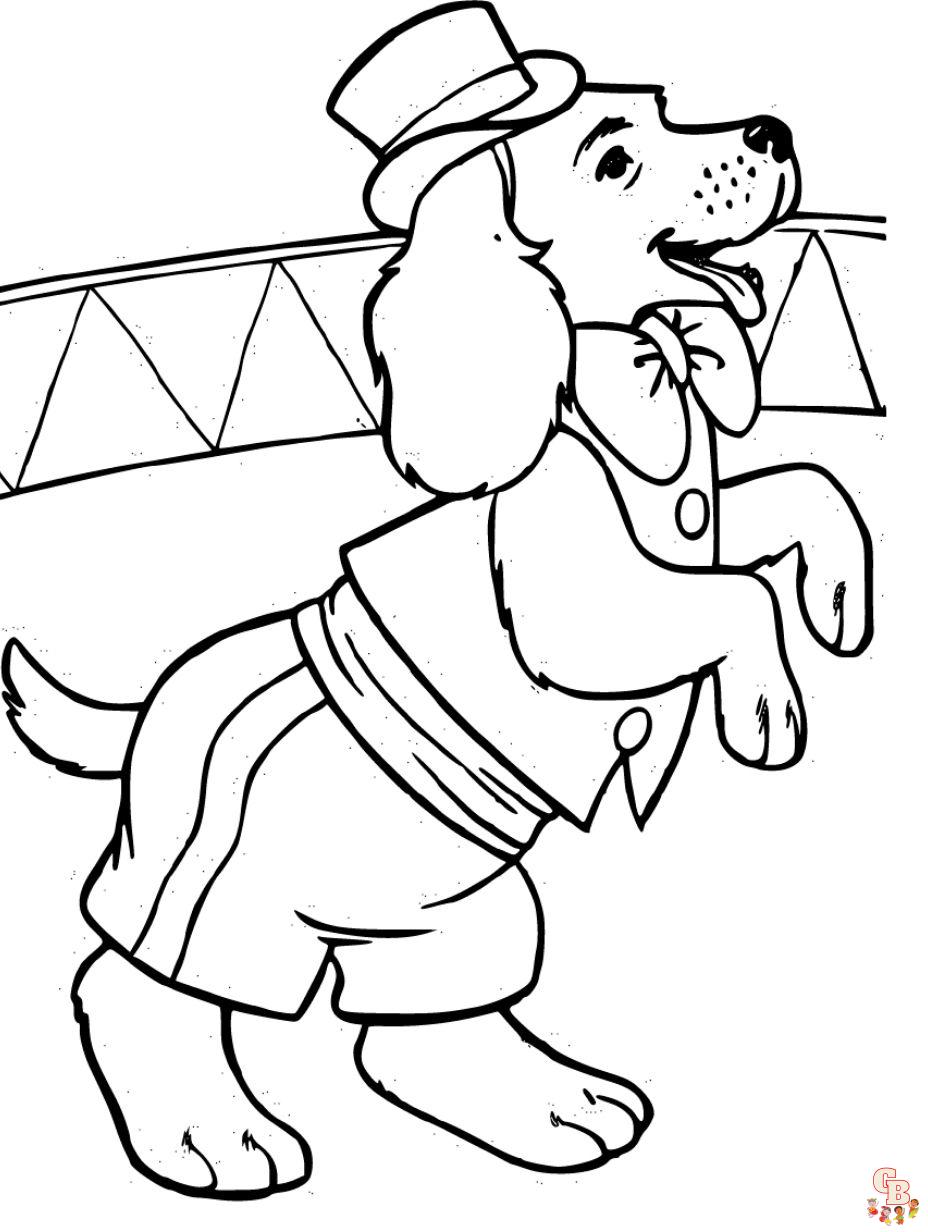 coloring pages dog