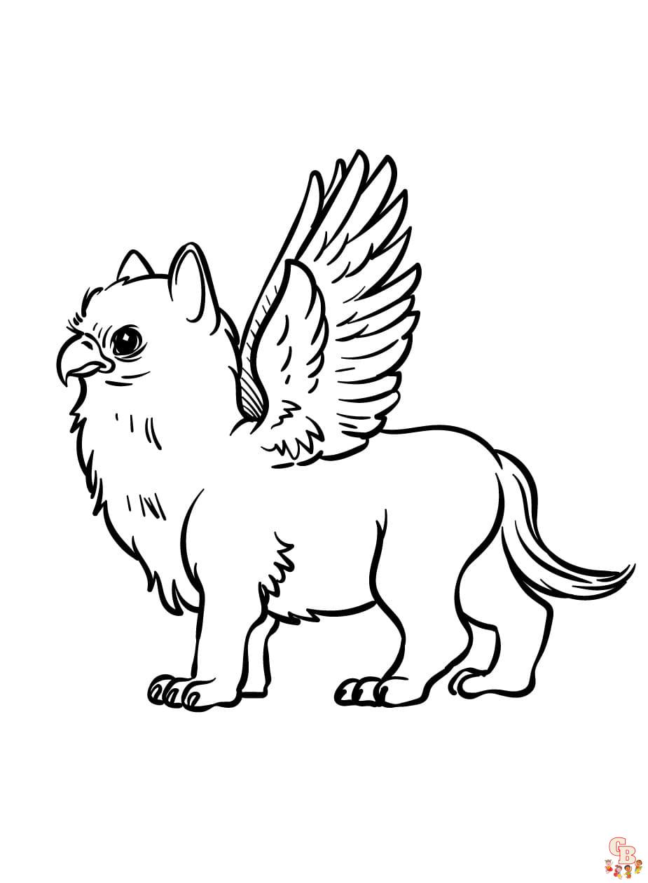 coloring pages griffin