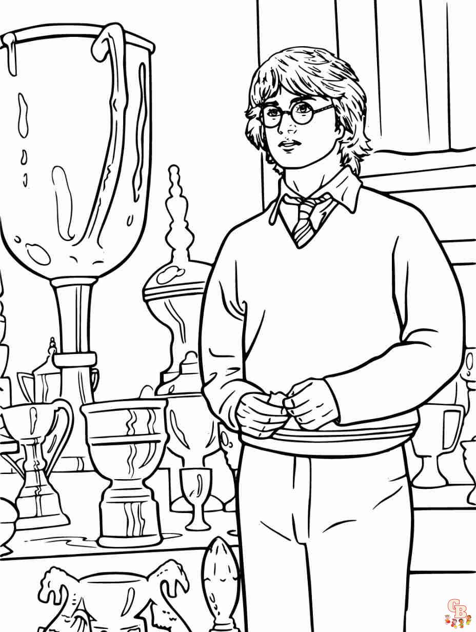 coloring pages harry potter