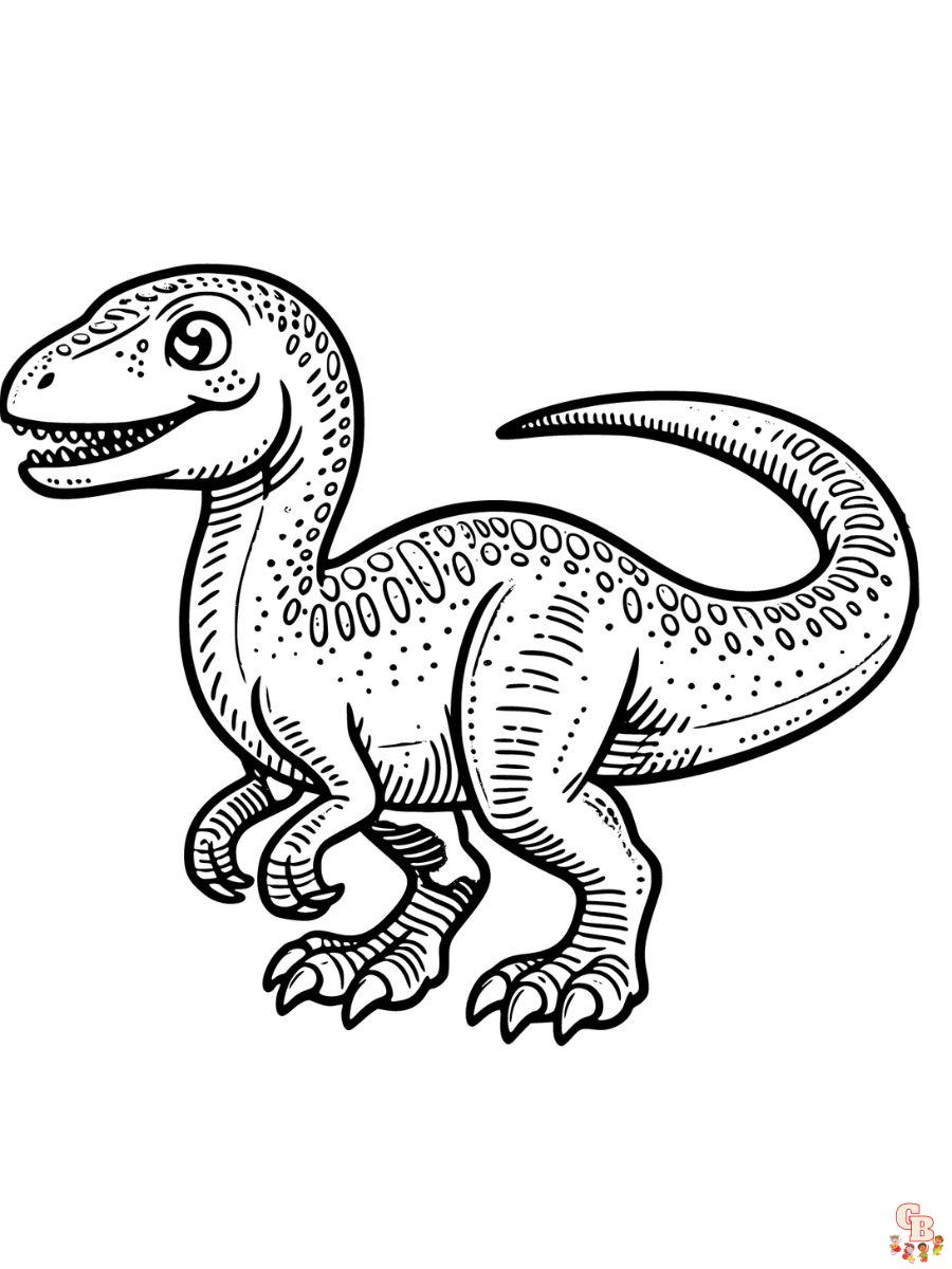 coloring pages indoraptor