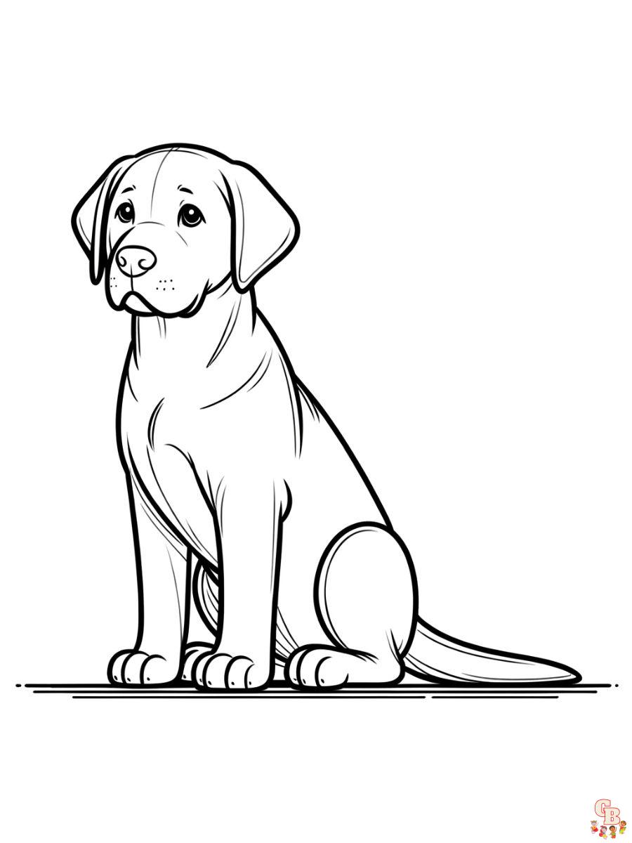 coloring pages labrador