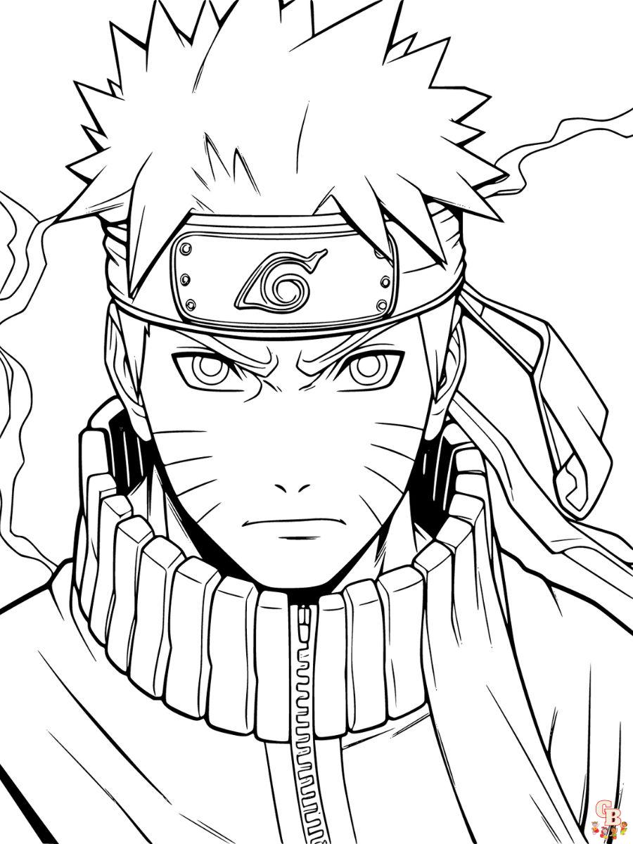 coloring pages naruto