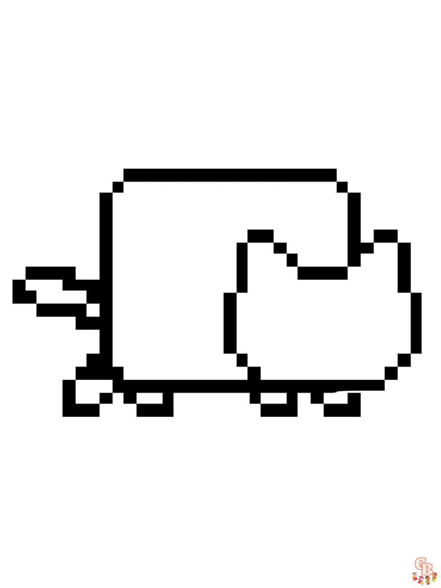 coloring pages nyan cat