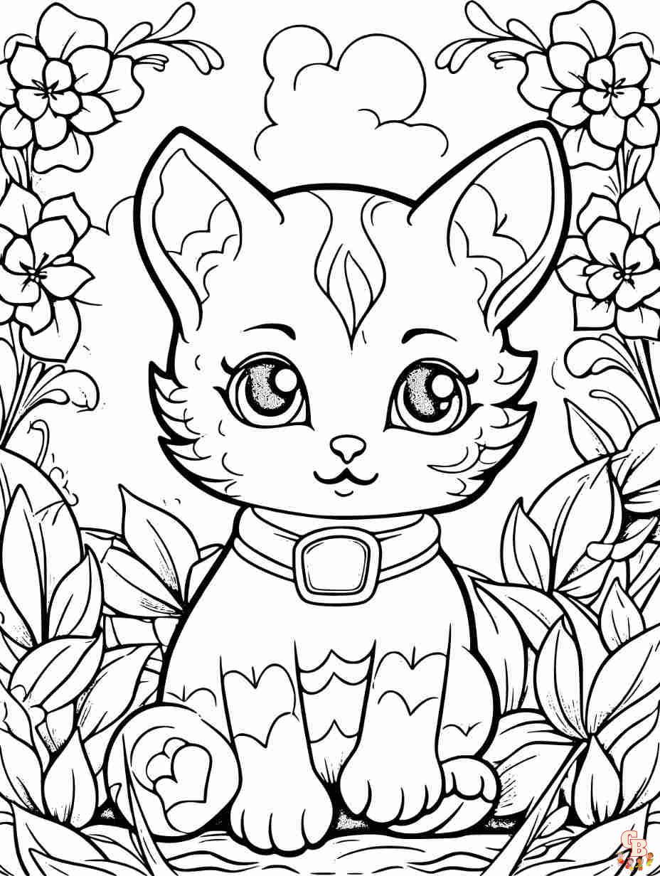 coloring pages of cats